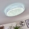 Suno Plafondlamp LED Transparant, Helder, Wit, 1-licht