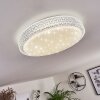 Suno Plafondlamp LED Transparant, Helder, Wit, 1-licht