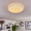 Suno Plafondlamp LED Transparant, Helder, Wit, 1-licht