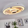 Fitili Plafondlamp LED Wit, 1-licht, Afstandsbediening