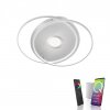 Paul Neuhaus Q-AMIRA Plafondlamp LED Staal geborsteld, 1-licht, Afstandsbediening