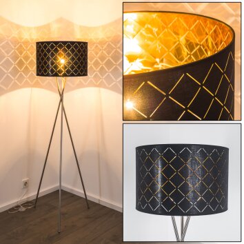 Meldal Staande lamp Nikkel mat, 1-licht