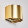 Badajoz Muurlamp LED Goud, Messing, 1-licht