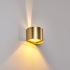 Badajoz Muurlamp LED Goud, Messing, 1-licht