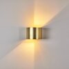 Badajoz Muurlamp LED Goud, Messing, 1-licht