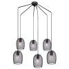 Globo DOPS Hanger Zwart, 6-lichts