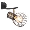 Globo ARGUSTO Spotlamp Zwart, 2-lichts