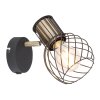 Globo ARGUSTO Spotlamp Zwart, 1-licht