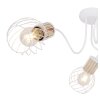 Globo LUISE Plafondlamp Wit, 3-lichts