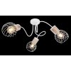 Globo LUISE Plafondlamp Wit, 3-lichts