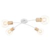 Globo LUISE Plafondlamp Wit, 4-lichts