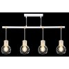 Globo LUISE Hanger Wit, 4-lichts