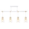 Globo LUISE Hanger Wit, 4-lichts