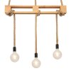 Globo ULLEU Hanger Bruin, Zwart, 3-lichts