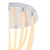 Globo KAIA Plafondlamp LED Chroom, 1-licht