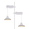 Globo JOWITA Staande lamp Wit, 2-lichts