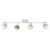 Brilliant Scan Plafondlamp LED Hout licht, Wit, 4-lichts