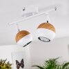 Kotaoa Plafondlamp LED Hout licht, Wit, 2-lichts