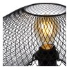 Lucide MESH Tafellamp Zwart, 1-licht