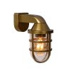 Lucide LEWIS Buiten muurverlichting Goud, Messing, 1-licht