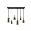 Lucide JOANET Hanglamp Goud, Messing, Zwart, 6-lichts