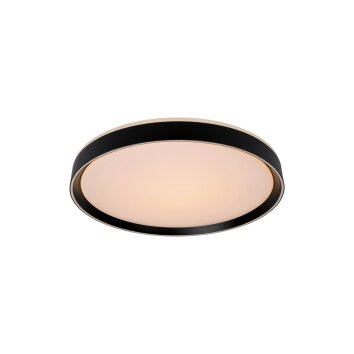 Lucide NURIA Plafondlamp LED Zwart, 1-licht