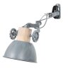 Steinhauer Gearwood Muurlamp Grijs, 1-licht