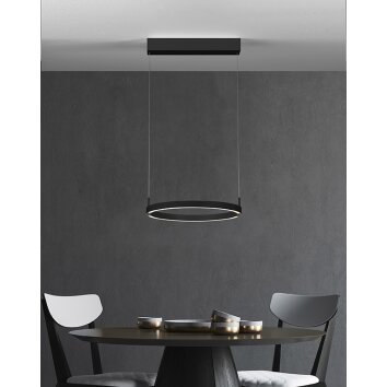 Bopp-Leuchten FLOAT Hanglamp LED Zwart, 2-lichts