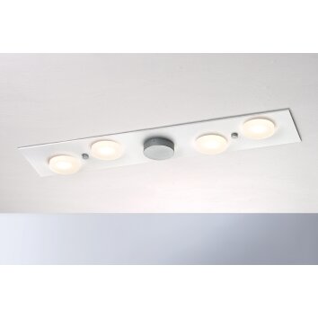 Bopp-Leuchten PLANETS ONE Plafondlamp LED Zilver, Wit, 4-lichts