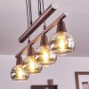 Warga Hanglamp LED Brons, 4-lichts