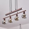 Warga Hanglamp LED Brons, 4-lichts