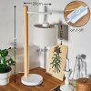 Geelong Tafellamp Hout licht, Wit, 1-licht