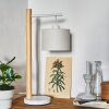 Geelong Tafellamp Hout licht, Wit, 1-licht