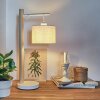 Geelong Tafellamp Hout licht, Wit, 1-licht