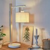 Geelong Tafellamp Hout licht, Wit, 1-licht