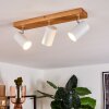 Zuoz Plafondlamp Hout licht, 3-lichts