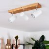 Zuoz Plafondlamp Hout licht, 3-lichts