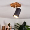 Zuoz Plafondlamp Hout licht, 1-licht