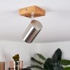 Zuoz Plafondlamp Hout licht, 1-licht