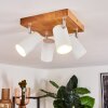 Zuoz Plafondlamp Hout licht, 4-lichts