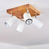 Zuoz Plafondlamp Hout licht, 4-lichts