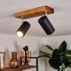 Zuoz Plafondlamp Hout licht, 2-lichts