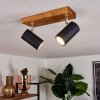 Zuoz Plafondlamp Hout licht, 2-lichts