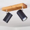 Zuoz Plafondlamp Hout licht, 2-lichts