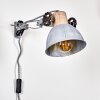 Orny Muurlamp Hout licht, Zilver, 1-licht