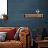 Brilliant Woodhill Muurlamp Hout donker, Zwart, 1-licht