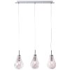 Brilliant Living Drops Hanglamp Chroom, 3-lichts