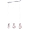 Brilliant Living Drops Hanglamp Chroom, 3-lichts