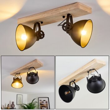 Svanfolk Plafondlamp Hout licht, 2-lichts