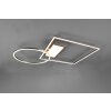 Trio Downey Plafondlamp LED Nikkel mat, 1-licht, Afstandsbediening